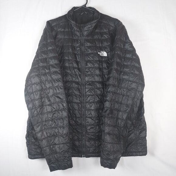 North Face ThermoBall Men XL Black Quilted Synthetic Insulation Warm Jacket - Picture 1 of 13